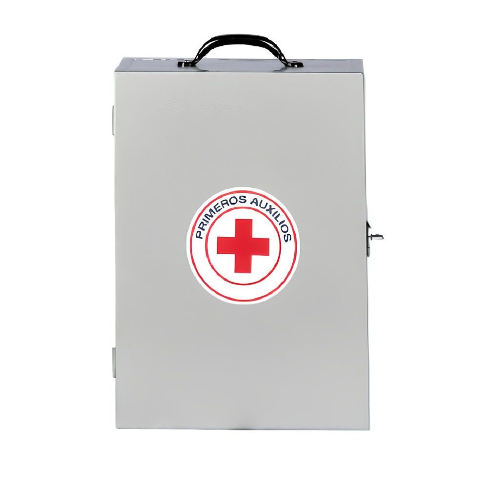 Botiquin Vacio para Emergencias - NEXUS FLEX VOM1562 - Mediano - Cuerpo Solido de Lámina - VOM1562 - VOLUN - NOGAL BEAT - Botiquín
