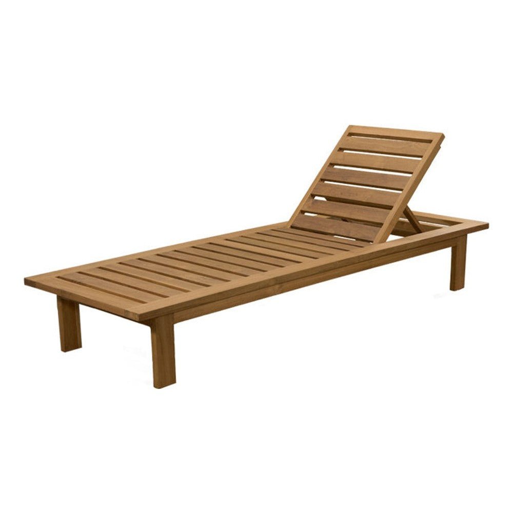 Camastro de Intemperie para Hotel - NOGAL BEAT ARCELIA - Natural - Madera Teca - CAMASTRO ARCELIA Natural - CAMCO - NOGAL BEAT - Camastro