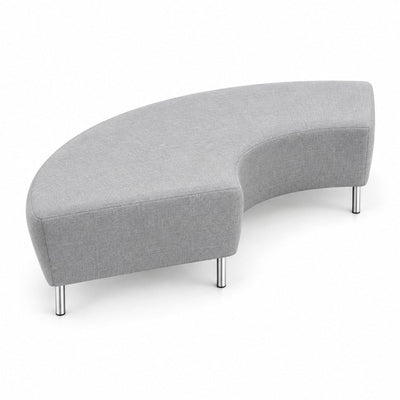 Chaise Longue Modular Mossa - VERSA OFFSET - Frente 192 cm - VO-648 - VERSA - NOGAL BEAT - Sillón Ocasional
