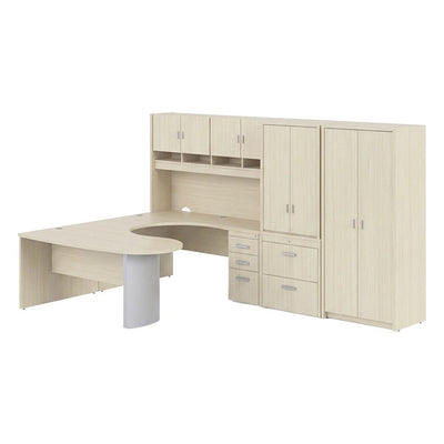Conjunto Presidente para Oficina Ejecutiva - GEBESA PRIME - Frente 344 cm - Derecha - GBR110R - GEBESA - NOGAL BEAT - Escritorio de Oficina