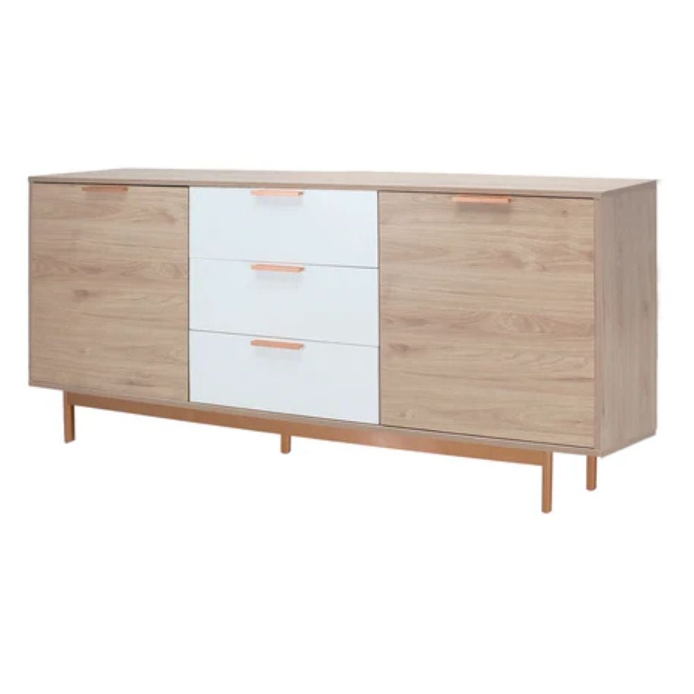 CREDENZA KINGSTRONG TRAMONTI ENCINO CRED0903749 | Credenza Hogar Sala Comedor | Cajonera | Interior - CRED0903749 - Mundo In - NOGAL BEAT - 