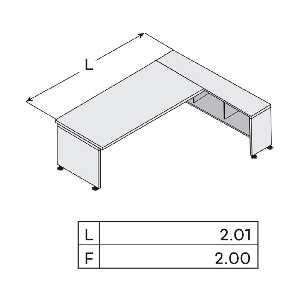 CREDENZA NEWFORM KAMUS PLUS KP3SE16RL - OT | Credenza Abierta Con Librero con Puertas y Respaldo Sobre Puesto | Costados Cubierta 38 mm | Entrepaños Puertas Respaldo 18 mm | Nogal Tenebre | Interior - KP3SE16RL - OT - NEWFORM - NOGAL BEAT - Mobiliario