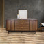CREDENZA NOGAL BEAT CRED0903743 PORTOFINO | Credenza Ocasional para Sala Comedor | Melamina | Estructura Metálica | Interior - CRED0903743 - Mundo In - NOGAL BEAT - Credenza