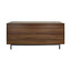 CREDENZA NOGAL BEAT CRED0903743 PORTOFINO | Credenza Ocasional para Sala Comedor | Melamina | Estructura Metálica | Interior - CRED0903743 - Mundo In - NOGAL BEAT - Credenza