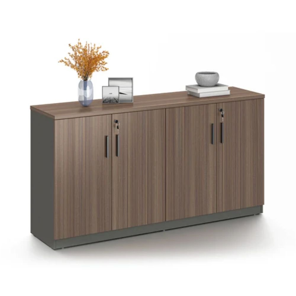 CREDENZA NOGAL BEAT CREDENZA 160 CRACOVIA | Credenza para Oficinas Comedores | Interior - CRED0904430 - Mundo In - NOGAL BEAT - Credenza