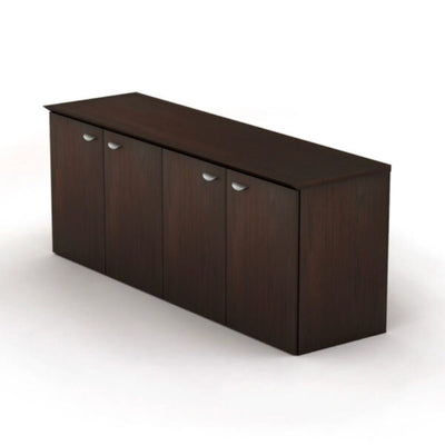 CREDENZA OFIK FILO 759 | Credenza | 4 Puertas | Chapa Walnut | Estructura Madera | Cando Daga | Faldo Metálico Disponible | Cerraduras | Cubiertas MDF | Interior - 759 - OFIK - NOGAL BEAT - Credenza