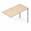 Credenza para Oficina 2 Patas - VERSA READY - Varios Colores - Frente 200 cm - Cubierta Melamina 28mm o LPAP 28mm - RE-212I - VERSA - NOGAL BEAT - Credenza