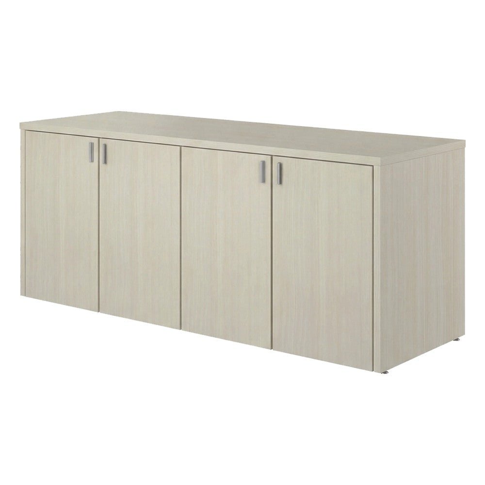 Credenza para Oficina Ejecutiva - GEBESA PRIME - Frente 180 cm - 4 Puertas - GBR534180 - GEBESA - NOGAL BEAT - Credenza