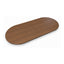 Cubierta Ovalada para Mesa de Juntas - GEBESA MESAS CONFIGURABLES - Frente 300 cm - Fondo 120 cm - Cubierta y Base de Aglomerado - GBJ941300CN - GEBESA - NOGAL BEAT - Cubierta para Mesa