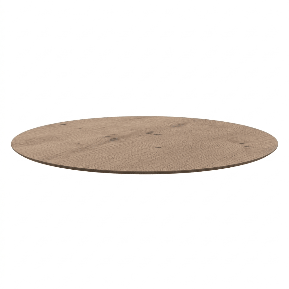 Cubierta para Mesa Circular - RESOL BAOBAB M 70 80 90 100 200x100 DIA HPL - Varios Colores - Protección UV - 63570 - Resol - NOGAL BEAT - Cubierta para Mesa