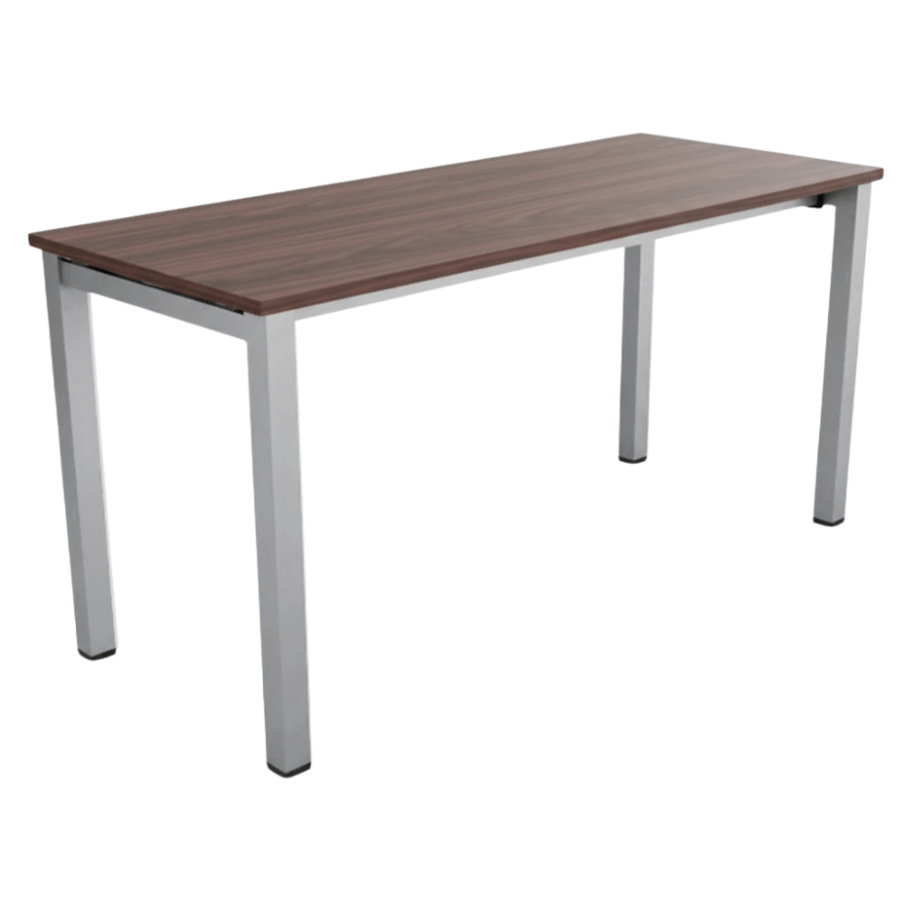 Escritorio de Oficina Ejecutivo - NOGAL BEAT HAMILTON 150 X 60 - Escritorio - Varios Colores - Acero Calibre 16 - Escritorio  Hamilton 150x60 Estructura c/ cubierta 19mm - MOBILIARIO EN MOVIMIENTO - NOGAL BEAT - Escritorio