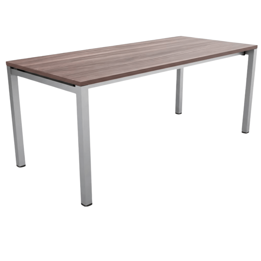 Escritorio de Oficina Ejecutivo - NOGAL BEAT HAMILTON 180 X 80 - Escritorio - Varios Colores - Acero Calibre 16 - Escritorio  Hamilton 180x80 Estructura c/ cubierta 19mm - MOBILIARIO EN MOVIMIENTO - NOGAL BEAT - Escritorio