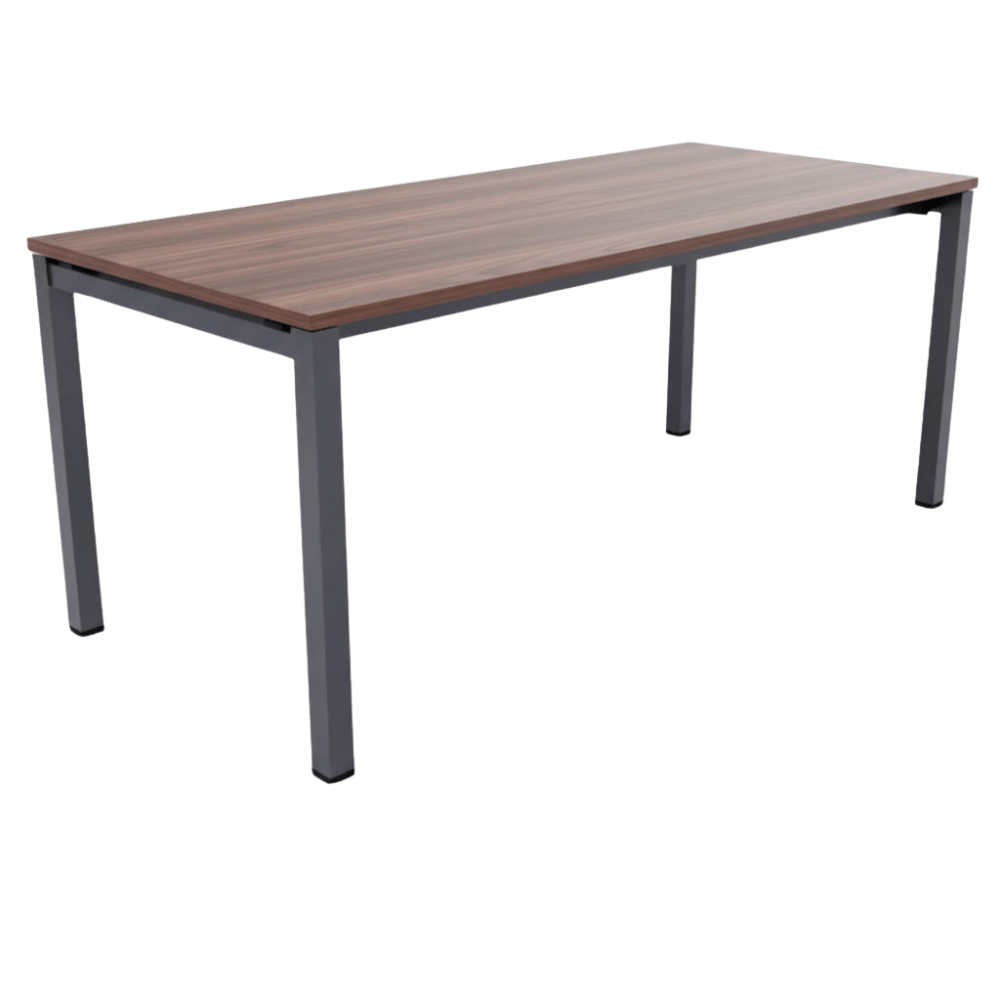 Escritorio de Oficina Ejecutivo - NOGAL BEAT HAMILTON 180 X 80 - Escritorio - Varios Colores - Acero Calibre 16 - Escritorio  Hamilton 180x80 Estructura c/ cubierta 19mm - MOBILIARIO EN MOVIMIENTO - NOGAL BEAT - Escritorio