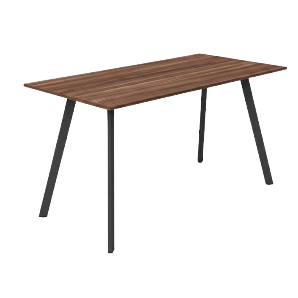 Escritorio de Oficina Ejecutivo - NOGAL BEAT SAINZ 120 X 60 - Escritorio - Varios Colores - Acero Calibre 16 - Escritorio Sainz 120x60 Estructura c/ cubierta 19mm - MOBILIARIO EN MOVIMIENTO - NOGAL BEAT - Escritorio