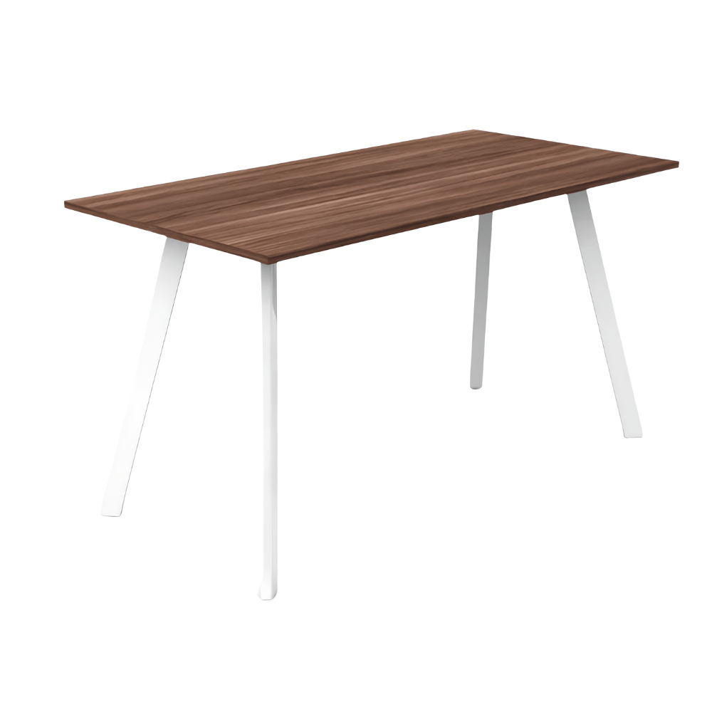 Escritorio de Oficina Ejecutivo - NOGAL BEAT SAINZ 120 X 60 - Escritorio - Varios Colores - Acero Calibre 16 - Escritorio Sainz 120x60 Estructura c/ cubierta 19mm - MOBILIARIO EN MOVIMIENTO - NOGAL BEAT - Escritorio