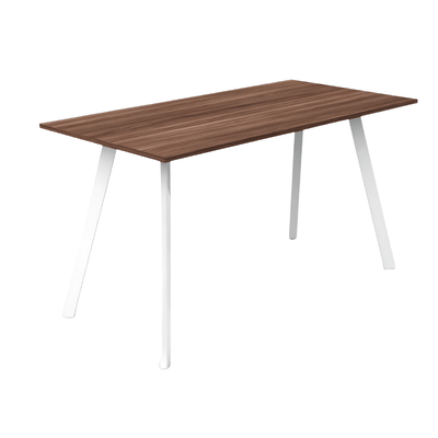 Escritorio de Oficina Ejecutivo - NOGAL BEAT SAINZ 120 X 60 - Escritorio - Varios Colores - Acero Calibre 16 - Escritorio Sainz 120x60 Estructura c/ cubierta 19mm - MOBILIARIO EN MOVIMIENTO - NOGAL BEAT - Escritorio