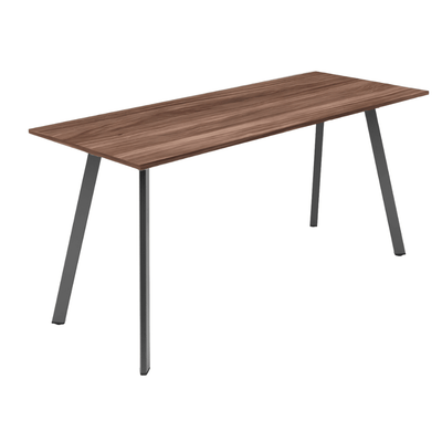 Escritorio de Oficina Ejecutivo - NOGAL BEAT SAINZ 150 X 60 - Escritorio - Varios Colores - Acero Calibre 16 - Escritorio Sainz 150x60 Estructura c/ cubierta 19mm - MOBILIARIO EN MOVIMIENTO - NOGAL BEAT - Escritorio