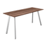Escritorio de Oficina Ejecutivo - NOGAL BEAT SAINZ 150 X 60 - Escritorio - Varios Colores - Acero Calibre 16 - Escritorio Sainz 150x60 Estructura c/ cubierta 19mm - MOBILIARIO EN MOVIMIENTO - NOGAL BEAT - Escritorio