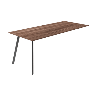 Escritorio de Oficina Ejecutivo - NOGAL BEAT SAINZ 180 X 80 - Escritorio Sobre Credenza - Varios Colores - Acero Calibre 16 - Escritorio sobre credenza Sainz 180x80 c/ cubierta 19mm - MOBILIARIO EN MOVIMIENTO - NOGAL BEAT - Escritorio