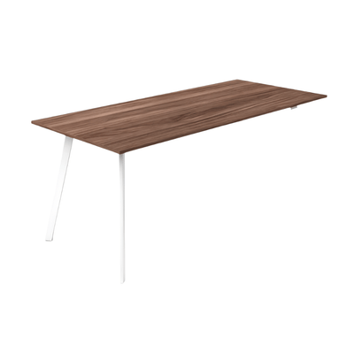 Escritorio de Oficina Ejecutivo - NOGAL BEAT SAINZ 180 X 80 - Escritorio Sobre Credenza - Varios Colores - Acero Calibre 16 - Escritorio sobre credenza Sainz 180x80 c/ cubierta 19mm - MOBILIARIO EN MOVIMIENTO - NOGAL BEAT - Escritorio