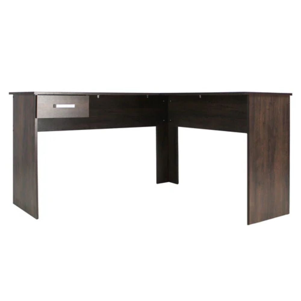 ESCRITORIO KINGSTRONG JM - 1181 FENIX 1C CONJ0360168 | Escritorio Uso de Oficina Tipo Secretarial | Amplio Espacio de Trabajo en "L" | Madera | Interior - CONJ0360168 - Mundo In - NOGAL BEAT - 