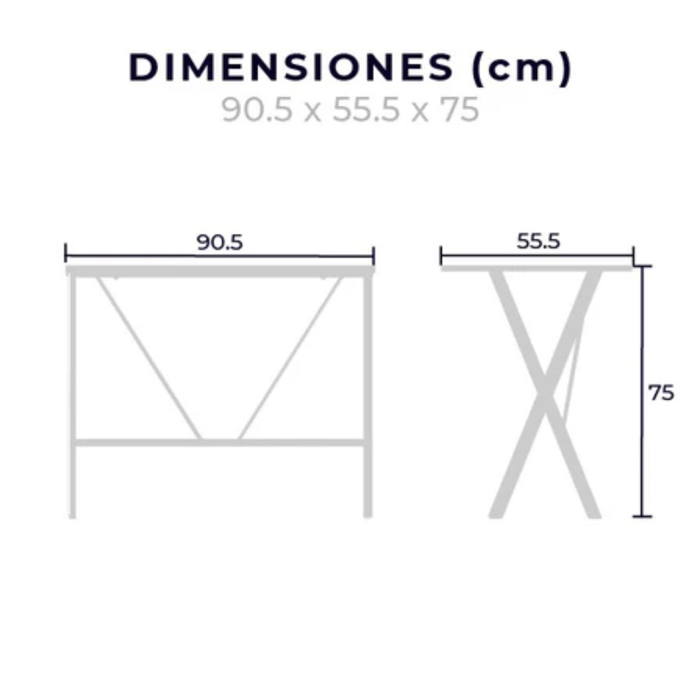 ESCRITORIO KINGSTRONG JM - 1321 MODU0360135 | Escritorio Uso Laboral Oficina Trabajo en Casa | Estructura Metalica | Madera | Interior - MODU0360135 - Mundo In - NOGAL BEAT - Escritorio