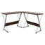ESCRITORIO KINGSTRONG JM - 909M ESCR0360127 | Escritorio Uso de Oficina Tipo Secretarial | Base Estructura Metalica | Varios Colores | Madera en "L" | Interior - ESCR0360127 - Mundo In - NOGAL BEAT - 
