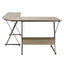 ESCRITORIO KINGSTRONG JM - 909M ESCR0360127 | Escritorio Uso de Oficina Tipo Secretarial | Base Estructura Metalica | Varios Colores | Madera en "L" | Interior - ESCR0360127 - Mundo In - NOGAL BEAT - 