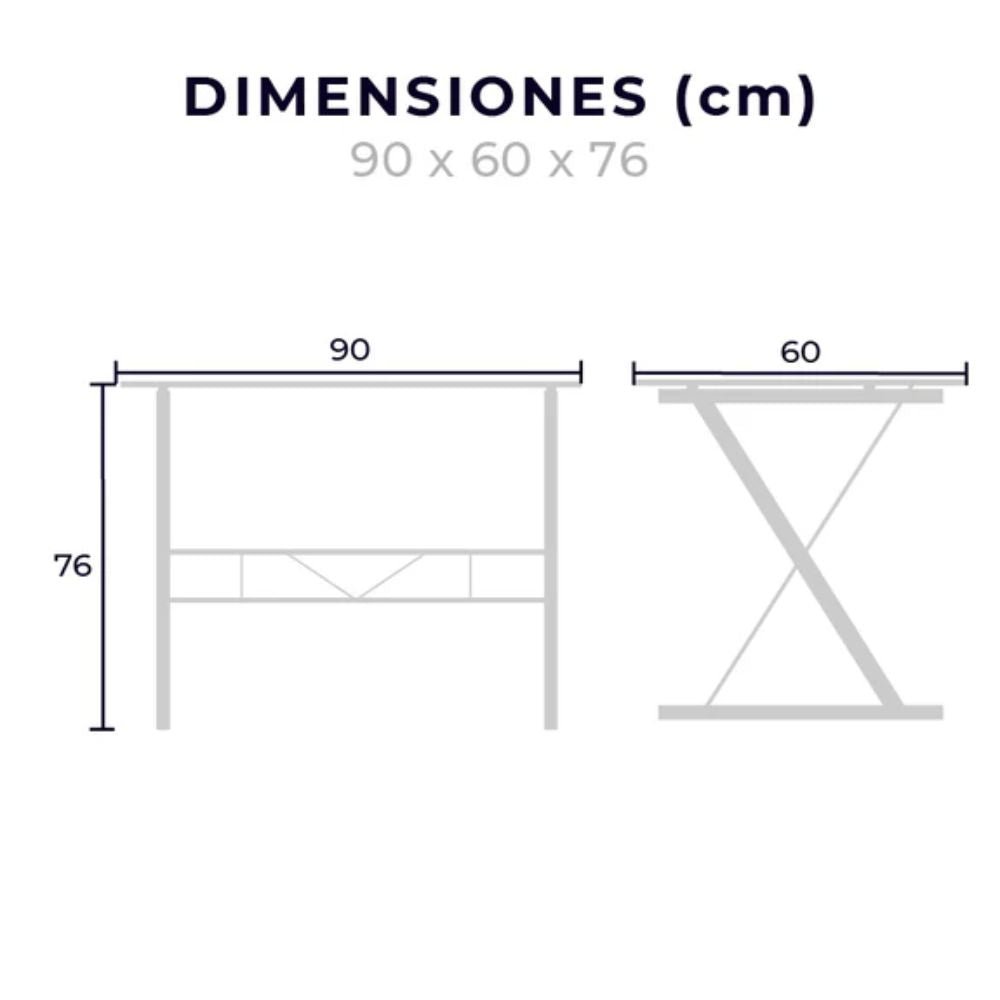 ESCRITORIO KINGSTRONG JM - UT56 - 1 CRISTAL ESMERILAD ESCR0360129 | Escritorio Uso de Oficina Ocasional Home Office Empresa | Base Estructura Metalica | Vridio Templado | Interior - ESCR0360129 - Mundo In - NOGAL BEAT - 