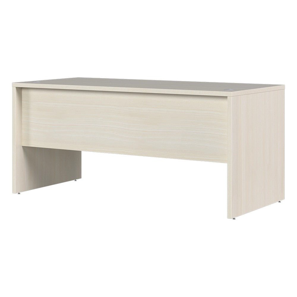Escritorio Recto para Área Administrativa - GEBESA PRIME - Frente 165 cm - Fondo 75 cm - Estructura de Melamina - GBR235165 - GEBESA - NOGAL BEAT - Escritorio de Oficina