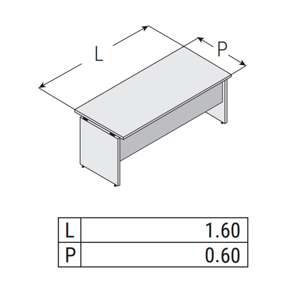 ESCUADRA EJECUTIVA NEWFORM 1 KP2SB16RL - N4 + 1 KP2AC10R - N4 KAMOS PURE EN L | Escuadra Ejecutiva para Oficina | Interior - 1 KP2SB16RL - N4 + 1 KP2AC10R - N4 - NEWFORM - NOGAL BEAT - Escritorio