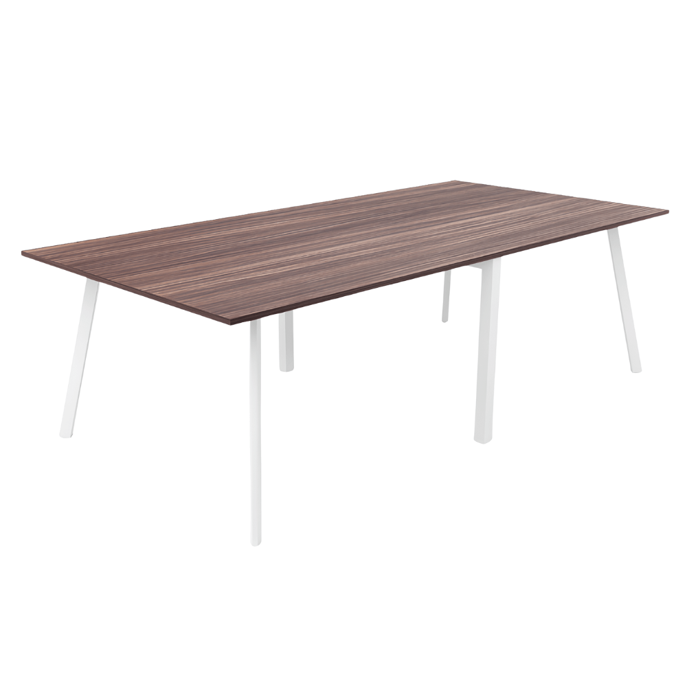 Estación de Trabajo para Empresa - NOGAL BEAT ECO SAINZ 240x120 - Varios Colores - Estructura Con Cubierta - Estación Eco Sainz 240x120 c/ cubierta 19mm - MOBILIARIO EN MOVIMIENTO - NOGAL BEAT - Estación