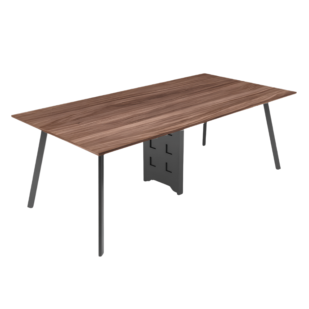 Estación de Trabajo para Empresa - NOGAL BEAT SAINZ 240 x 120 - Varios Colores - Estructura Con Cubierta - Estación de trabajo Sainz 240x120 c/ cubierta 19mm - MOBILIARIO EN MOVIMIENTO - NOGAL BEAT - Estación