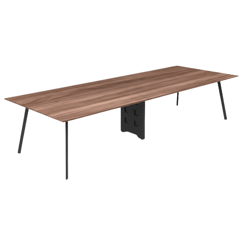 Estación de Trabajo para Empresa - NOGAL BEAT SAINZ 300 x 120 - Varios Colores - Estructura Con Cubierta - Estación Sainz 300x120 Estructura c/ cubierta 19mm - MOBILIARIO EN MOVIMIENTO - NOGAL BEAT - Escritorio