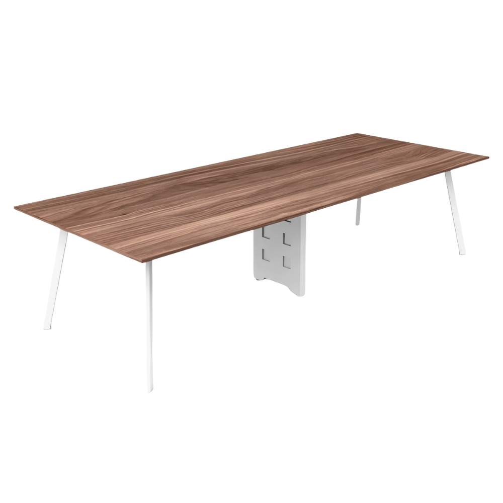 Estación de Trabajo para Empresa - NOGAL BEAT SAINZ 300 x 120 - Varios Colores - Estructura Con Cubierta - Estación Sainz 300x120 Estructura c/ cubierta 19mm - MOBILIARIO EN MOVIMIENTO - NOGAL BEAT - Escritorio