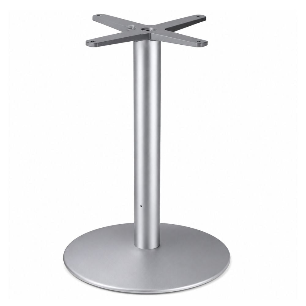 Estructura Alta para Mesas - LABENZE D54/H1.10 160-07650-GRS - Gris Plata - Columna Redonda - 160-07650-GRS - Labenze - NOGAL BEAT - Estructura para Mesa