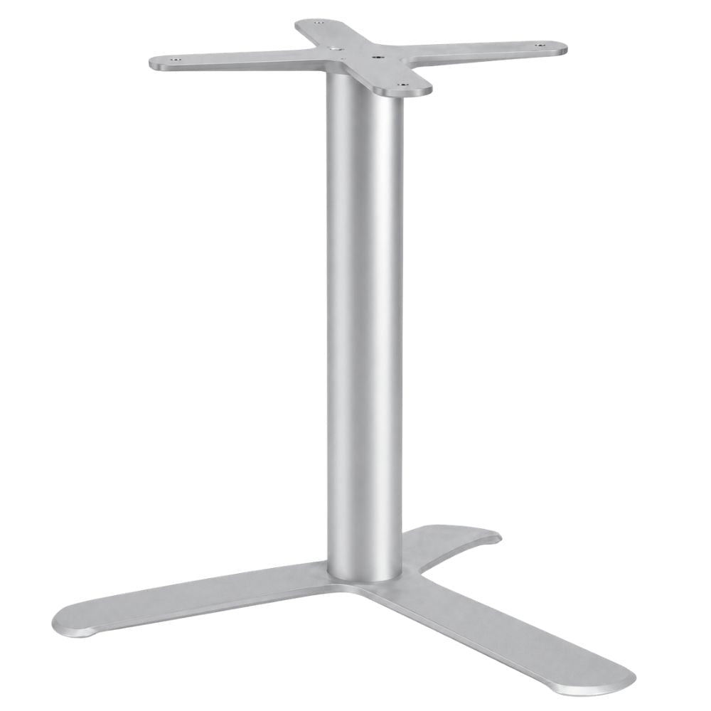 Estructura Baja para Mesas - LABENZE H73 160-07400 - Varios Colores - Columna Redonda y 3 Puntas - 160-07400-GRS - Labenze - NOGAL BEAT - Estructura para Mesa