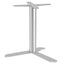 Estructura Baja para Mesas - LABENZE H73 160-07400 - Varios Colores - Columna Redonda y 3 Puntas - 160-07400-GRS - Labenze - NOGAL BEAT - Estructura para Mesa