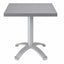 Estructura Baja para Mesas - LABENZE H73 160-07500-GRS - Gris Plata - Columna Redonda y 4 Puntas - 160-07500-GRS - Labenze - NOGAL BEAT - Estructura para Mesa
