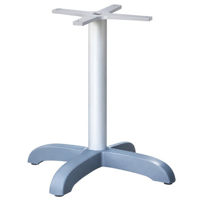 Estructura para Mesa Periquera Altura H109 - LABENZE BASE DODO 160-E7041 - Blanco - Columna de Aluminio con Base de Polipropileno - 160-E7041-ESP - Labenze - NOGAL BEAT - Estructura para Mesa