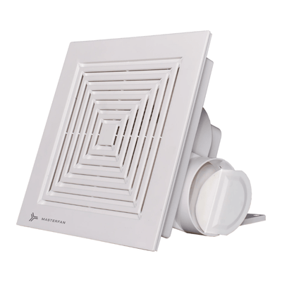 Extractor de Aire para Áreas Publicas Medianas - MASTERFAN PLAFON 12 - Blanco - Operación Silenciosa - PLAFON 12 - Masterfan - NOGAL BEAT - Extractor de Aire