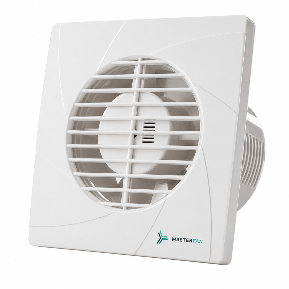Extractor de Aire para Baños Completos - MASTERFAN INTER 6 - Blanco - Operación Silenciosa - INTER 6 - Masterfan - NOGAL BEAT - Extractor de Aire