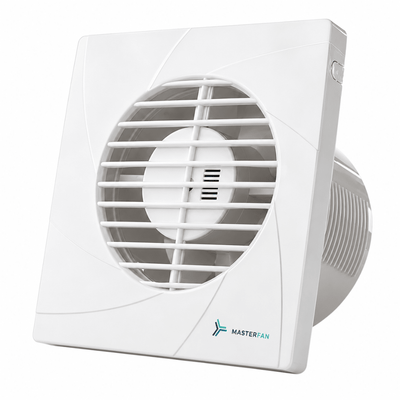 Extractor de Aire para Medios Baños - MASTERFAN INTER 4 - Blanco - Operación Silenciosa - INTER 4 - Masterfan - NOGAL BEAT - Extractor de Aire
