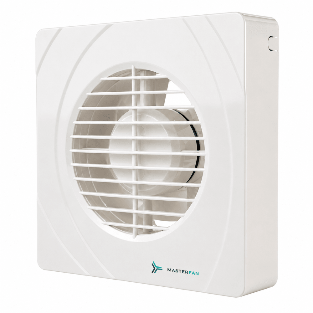 Extractor de Aire para Medios Baños - MASTERFAN TURBO 4 - Blanco - Operación Silenciosa - TURBO 4 - Masterfan - NOGAL BEAT - Extractor de Aire