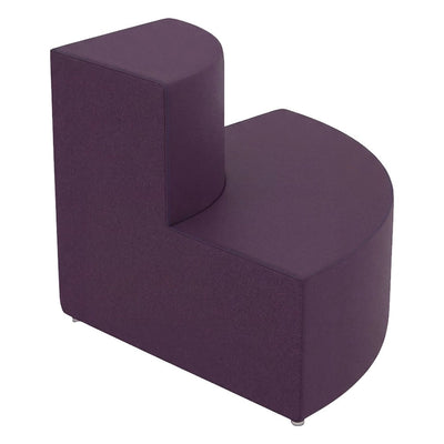 Geo Steps para Área Colaborativa - GEBESA FOMCORE STEPS - Esquina Externa Curva 2 Niveles - Tapizado - GFCS088383832 - GEBESA - NOGAL BEAT - Banca de Visita