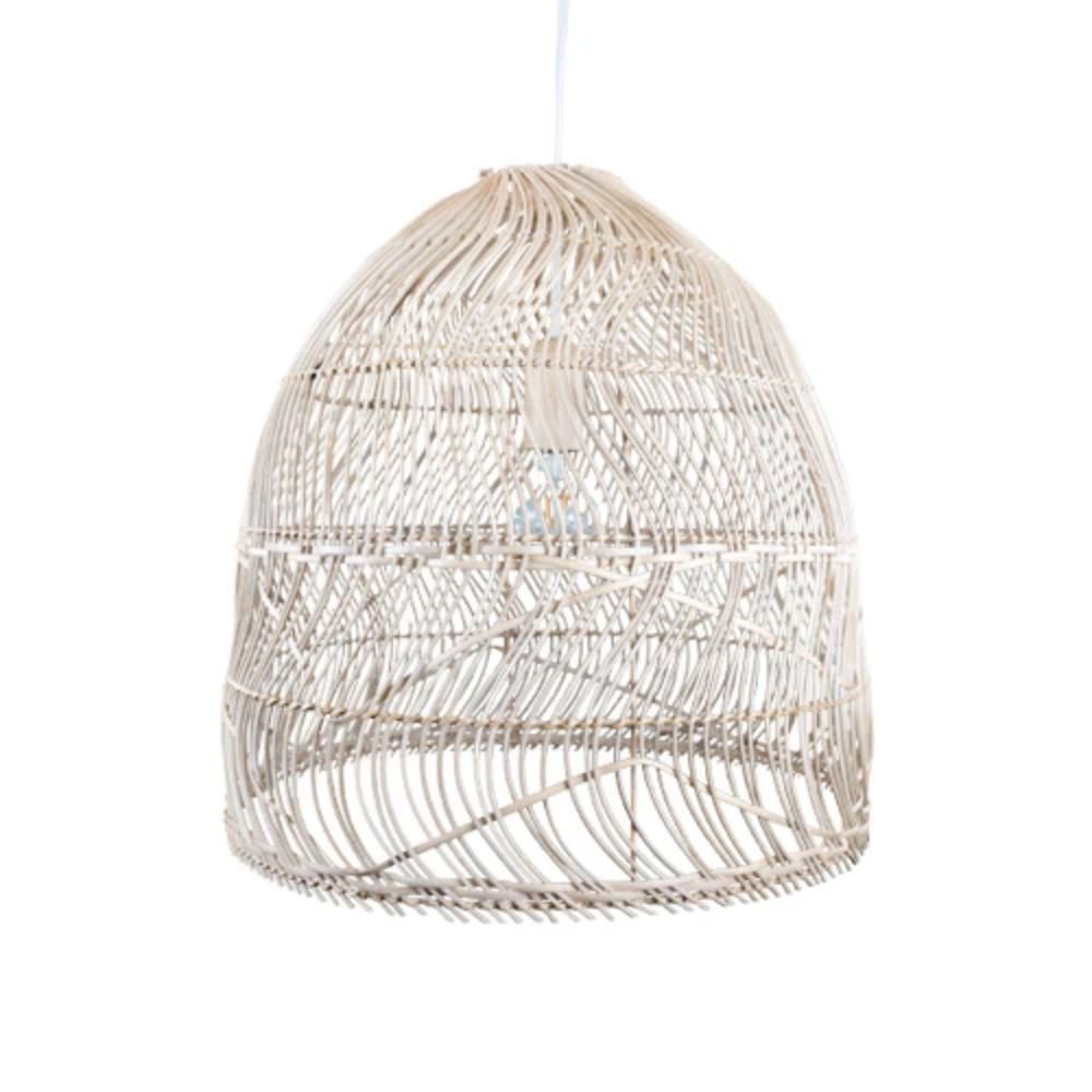 LÁMPARA NOGAL BEAT DIAN | Lámpara Decorativa | Rattan | Natural | Mediana | Interior - DIAN 50cm x 50cm - CAMCO - NOGAL BEAT - Lámparas