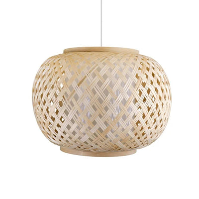 LÁMPARA NOGAL BEAT ELISA | Lámpara Decorativa | Bamboo | Natural | Interior - ELISA 20cm x 40cm - CAMCO - NOGAL BEAT - Lámparas