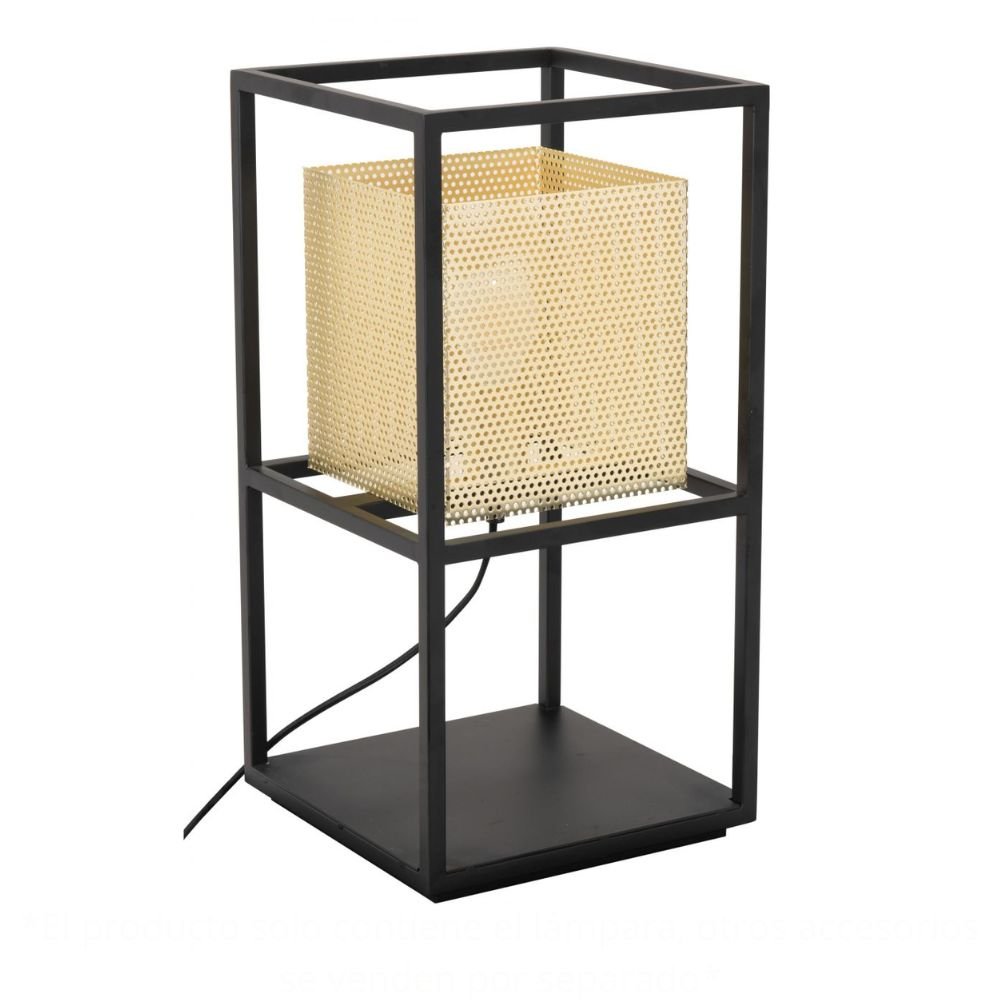 LÁMPARA ZUO YVES | Lámpara de Mesa para Sala de Estar | Oro | Acero Negro | Interior - 56129 - Zuo - NOGAL BEAT - 