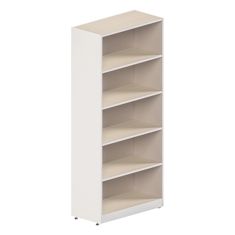 Librero Alto para Oficina Privada - GEBESA KENZA - Frente 80 cm - Abierto - GBK440180 - GEBESA - NOGAL BEAT - Librero