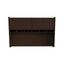 LIBRERO OFIK ELITE 218 | Librero Sobre Credenza | 4 Puertas | Canto PVC | Chapas Bisagras Importadas | Interior - 218 - OFIK - NOGAL BEAT - Librero